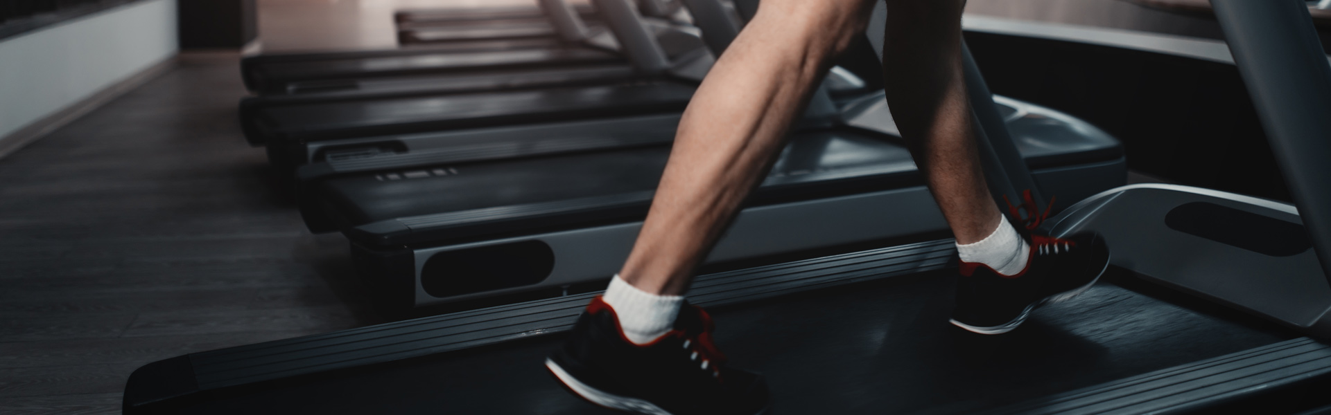 Person Walking On Treadmill